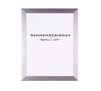 Rahmendesign24 Cadre photo London 40 x 50 cm - Argent brillant - Cadre photo amovible