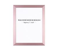 Rahmendesign24 Cadre photo Milano 18x24 Or rose ANTIREFLEX/ENTSPIEGELT, cadre photo, cadre interchangeable, cadre pour poster, cadre pour puzzle