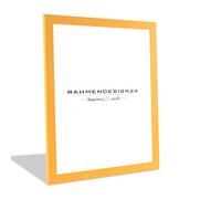 Rahmendesign24 Cadre photo Milano 50 x 100 cm, jaune, amovible, cadre pour poster, puzzle