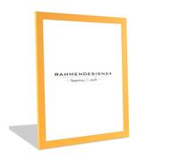 Rahmendesign24 Cadre photo pour puzzle, jaune, 25 x 70 cm, format puzzle, verre acrylique antireflet, amovible, décoratif, cadre de table