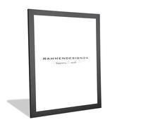 Rahmendesign24 Cadre photo pour puzzle, noir (mat), 33 x 98 cm, moderne, pour photos, affiches, puzzles et certificats, cadre de galerie amovible, cadre mural, cadre de table