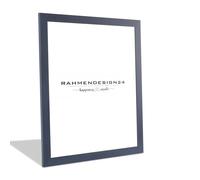 Rahmendesign24 Cadre photo Puzzle | Bleu foncé 50x75cm | Cadre moderne pour photos, posters, puzzles et diplômes | Cadre de galerie, cadre interchangeable, décoration murale, cadre de table