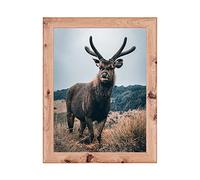 Rahmendesign24 Fiona Cadre photo amovible en chêne naturel 42 x 59,4 cm Format A2