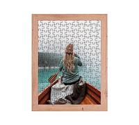 Rahmendesign24 Milano Cadre pour puzzle, environ 500-1000 pièces, 50 x 70 cm, 70 x 50 cm, chêne naturel avec verre acrylique