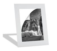 Rahmendesign24 Passe-partout 60 x 80 cm pour extérieur et intérieur 40 x 60 cm | 1 pièce en carton sans acide blanc crème, coupe biseautée à 45°, protection des images et photos