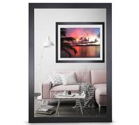 Rahmengalerie24 Cadre photo 50 x 80 cm noir en bois acrylique sans passe-tout pour photo ou images, en MDF sans image Alice