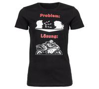 RAHMENLOS Problem Lösung T-Shirt Femme noir XL