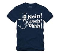 Rahmenlos T-shirt Louis de Funes Balduin Saint Tropez - Bleu - Medium