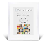 RahmenMax Puzzelmax Premium Cadre photo Cadre pour poster 68x96 cm Cadre pour puzzle Blanc mat 96x68 cm Cadre pour puzzle avec fond blanc et verre antireflet synthétique