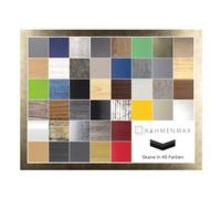 RahmenMax Skane Cadre photo, cadre pour posters, cadre pour puzzle, 51 x 73,5 cm, couleur or antique feuille d'or, 73,5 x 51 cm, avec panneau arrière blanc et verre acrylique antireflet