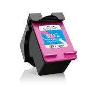 RAHONWHQB Cartouche d'encre 67XL 4140 4152 4155 4158 1225 2732 2752, Compatible avec Les Fournitures d'imprimante Deskjet Plus 1225, Remplacement pour numéro de pièce 67 XL(1 Color)