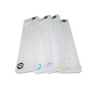 RAHONWHQB Cartouche d'encre Rechargeable 440ML, avec Puce de réinitialisation ESL3, Compatible avec la série Roland BN-20 SolJet Pro II SP-i, Vide(BK C M Y LC LM)