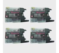 RAHONWHQB Compatible avec Les consommables d'imprimante LC1240 LC1280 LC75 LC73 LC77 LC79 LC12 LC17 LC450 LC400 XL Cartouches d'encre pour MFC J6910CDW J6710CDW J5910CDW(4 M)