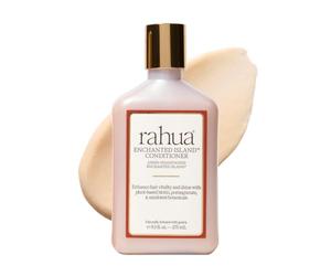 Rahua Enchanted Island Après-shampoing à la biotine, 25 ml, soutient la force, la croissance et la brillance des cheveux, tous types de cheveux, vitamine C, E, A, B6, parfum noix de coco et goyave,
