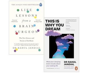 Rahul Jandial Collection 2 Books Set (Life Lessons from a Brain Surgeon & This Is Why You Dream)