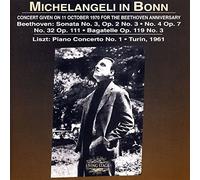 Rai - Beethoven : Sonates N°3, 4, 32, Bagatelle OP. 119 N°3-Liszt : Concerto pour Piano N°1