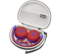 RAIACE Étui de Rangement Rigide Compatible avec Casque Supra-auriculaire pour Enfants JBL Jr310 (étui Uniquement) - Plusieurs Couleurs Disponibles(Doublure Grise)