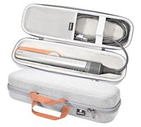 RAIACE Étui de Transport Rigide Compatible avec Le lisseur Dyson AirStrait, Sac de Rangement de Voyage. (à Vendre Uniquement l'étui) - Gris