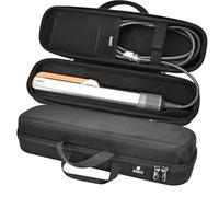 RAIACE Étui de Transport Rigide Compatible avec Le lisseur Dyson AirStrait, Sac de Rangement de Voyage. (à Vendre Uniquement l'étui) - Noir