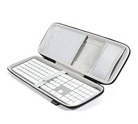 RAIACE Étui de Voyage Rigide pour Apple Magic Keyboard + Magic Mouse. (pour la Vente est Le Cas Seulement). - Gris (Doublure Grise)