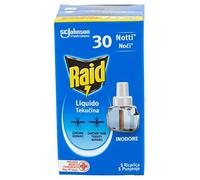 Raid 6 recharges liquides pour diffuseur électrique contre moustiques tigre et communs
