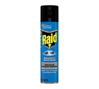 RAID AÉROSOL MOUCHES ET MOUSTIQUES, 400 ml (Lot de 4)