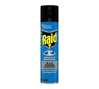 Raid Aérosol Mouches & Moustiques 2En1 400Ml