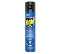 Raid Aérosol Volants - Répulsif Moustiques et Moustiques Tigres - Action Rapide - Sans Parfum Ajouté - 1 Aérosol 300 ML