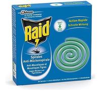 RAID anti-moustiques et moustiques tigres 10 spirales + 1 socle