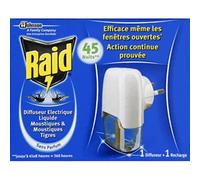 Raid Diffuseur électrique anti-moustiques liquide - Le diffuseur + la recharge de 27ml