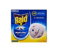 Raid Diffuseur électrique Night&Day contre mouches, moustiques et moustiques tigres +1 recharge 240 h