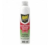 Raid Essentials Aérosol Répulsif Fourmis & Cafards Action Rapide 300 ml