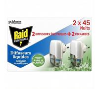 Raid Essentials Diffuseur Électrique 2 Diffuseurs + 2 Recharges