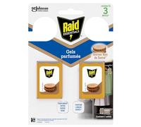 Raid Essentials Gels Parfumés Bois de Santal 3 mois d'efficacité 2 Gels