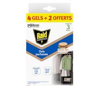 RAID ESSENTIALS GELS PARFUMÉS SENTEUR BOIS DE SANTAL 4+2