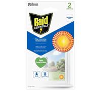 Raid Essentials Piège À Mouches Et Mouches À Fruits - Sticker Fenêtre - Forme Soleil Levant - 2 Pièges