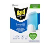 Raid Essentials Piège LED Anti-Mouches, Anti-Mouches et Mites, sans Insecticide, sans Danger pour Toute la Famille, sans Odeur et sans résidus, Usage intérieur, 1 Appareil et 1 pièce de Rechange.