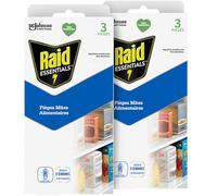 Raid Essentials - Pièges Contre Les Mites Alimentaires - Sans Insecticide, Sans Parfum - Protège Efficacement Votre Cuisine - 6 Pièges