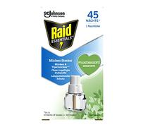 Raid Essentials Recharge pour prise anti-moustiques 45 nuits Protection électrique contre les moustiques et moustiques tigres 32 ml