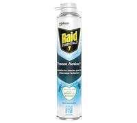 Raid Essentials Spray Freeze Action - Punaises de Lit, Fourmis et Cafards - Sans Insecticides, Neutralise par le Froid - 1 Aérosol
