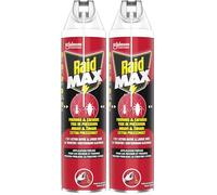 Raid Max Aérosol Tige de Précision - Anti-Fourmis et Anti-Cafards - 1 Aérosol (Lot de 2)