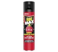 Raid Max - Anti-Fourmis, Araignées et Cafards - 2 en 1 Action Rapide et Longue Durée - 400 ml