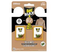 Raid Max Gels Anti-Mites Parfum Bois De Cèdre - Protège Les Vêtements Jusqu'à 3 Mois - Parfume Délicatement - Certification Woolmark - 2 Gels