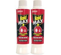 Raid Max Poudre Anti-Cafards et Anti-Fourmis - Protection Continue - Jusqu'à 12 Semaines d'Efficacité (Lot de 2)