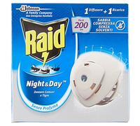 Raid Night & Day Diffuseur anti-moustiques/tigres 1 diffuseur + 1 recharge