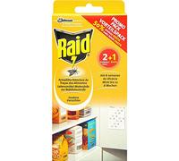Raid (Paral) Lot de 2 x 3 pièges à mites alimentaires pour lutter contre les mites dans la cuisine