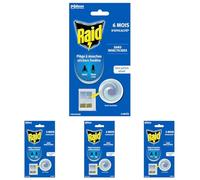 Raid Piège à Mouches - sans Insecticides - Jusqu'à 6 Mois d'Efficacité - sans Parfum Ajouté - 6 Pièges (Lot de 4)