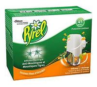 Raid Pyrel electrique liquide diffuseur 45 nuits parfum fleur d'oranger (1 diff + 1 rech 27 ml) - Le kit de 1 diffuseur et de 1 recharge