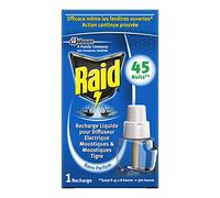 Raid Recharge Électrique Liquide, 45 Nuits, 1 Recharge 27 ml