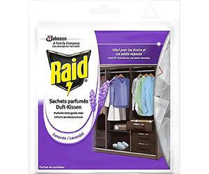 Raid Sachets parfumés, Fraîcheur lavande, 18 unités